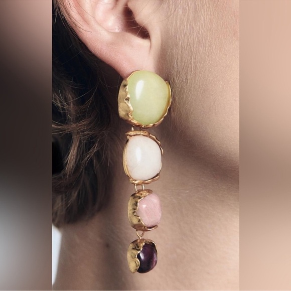 SimonqvColorful Stone Earrings - Picture 2 of 3